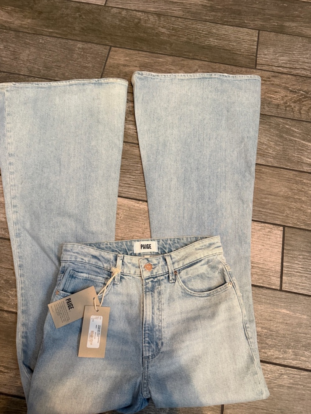 NWT Paige Marlow High Rise Flare Jeans - Picture 3 of 6